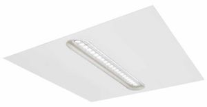 Kantoor LED verlichting Molior Line 1 lijn 14W 1520 lumen 3000K 592x592 wit