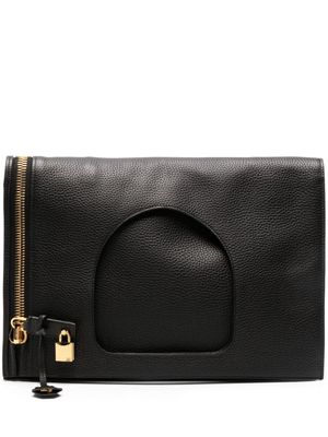 TOM FORD sac à main en cuir à fini grainé - Noir