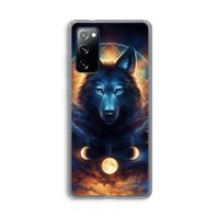 Wolf Dreamcatcher: Samsung Galaxy S20 FE / S20 FE 5G Transparant Hoesje