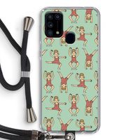 Gymboys: Samsung Galaxy M31 Transparant Hoesje met koord