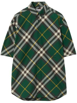 Burberry chemise à carreaux - Vert