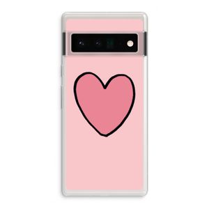 Hartje: Google Pixel 6 Pro Transparant Hoesje