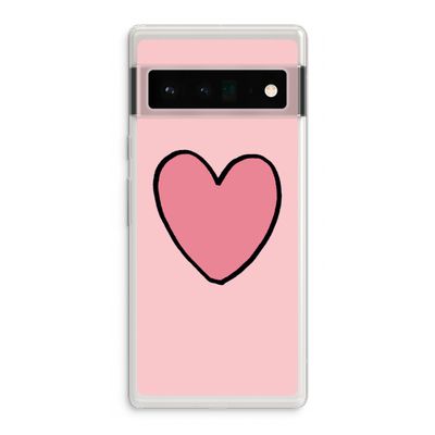 Hartje: Google Pixel 6 Pro Transparant Hoesje