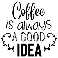 Coffee good idea - Muurstickers - thumbnail