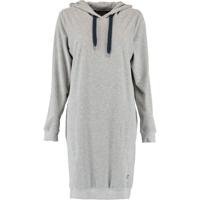 Cawö Cawö Dames Lange Hoodie 820 - Grau-blau S