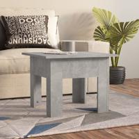 Salontafel 55x55x42 cm bewerkt hout betongrijs