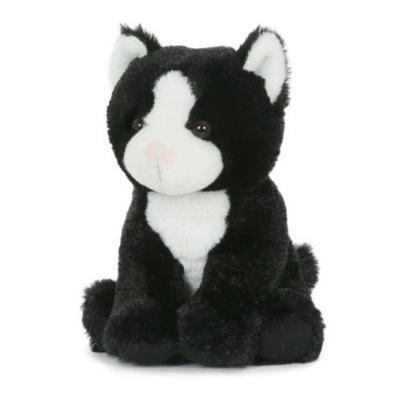 Pluche poes knuffeltje - 18 cm - kat/katten - speelgoed knuffels