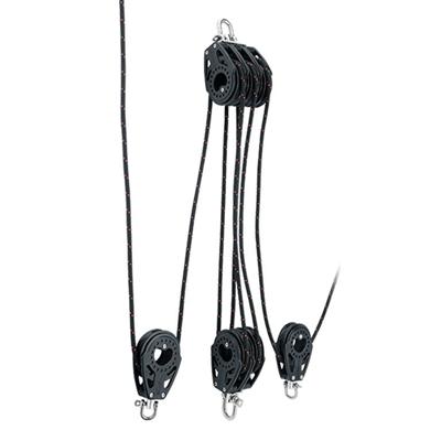 Harken Vang-master 75mm 6:1 Vertraging, Dubbel Default