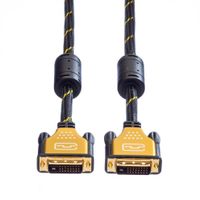 ROLINE GOLD Monitor kabel DVI, M/M, (24+1) dual link, 5 m - thumbnail