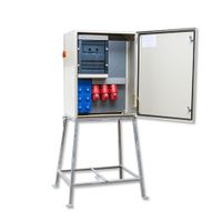 Bouwkast 40A 1x32A 4 polig 1x32A 5 polig 3x stopcontacten 230V Keraf KEM4003