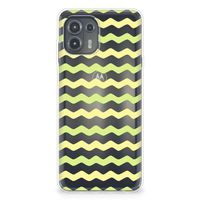 Motorola Edge 20 Lite TPU bumper Waves Yellow - thumbnail