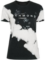 John Richmond t-shirt en coton à logo imprimé - Noir