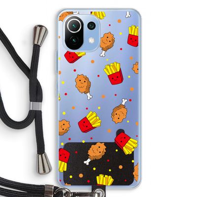 Chicken 'n Fries: Xiaomi Mi 11 Lite Transparant Hoesje met koord