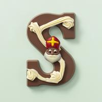 Luxe Chocoladeletter S Melk (225 gram)