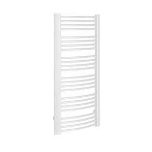 Handdoekradiator Sapho Egeon Gebogen 59.5x123.8 cm Wit Sapho