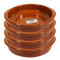 Set van 16x stuks tapas bakjes/schaaltjes Alicante met handvatten 18 cm