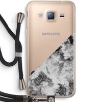 Onweer: Samsung Galaxy J3 (2016) Transparant Hoesje met koord