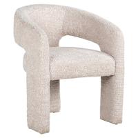 Stoel Belle lovely cream (brandvertragend)