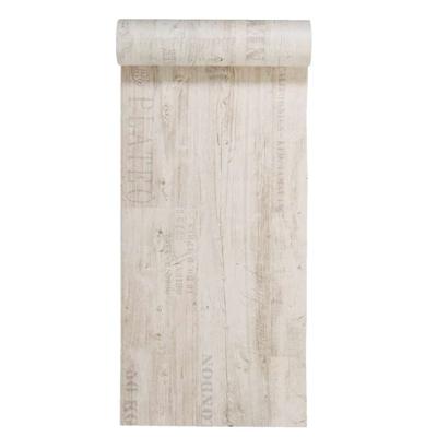 Leen Bakker - Vinyl Memphis - PVC - Wit - B400 Cm