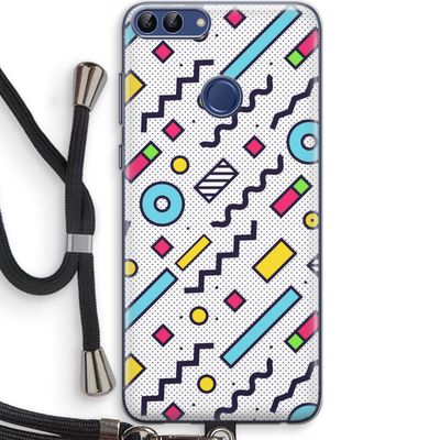 8-bit N°8: Huawei P Smart (2018) Transparant Hoesje met koord