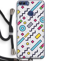 8-bit N°8: Huawei P Smart (2018) Transparant Hoesje met koord