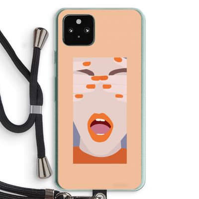 Surprise: Pixel 5a 5G Transparant Hoesje met koord