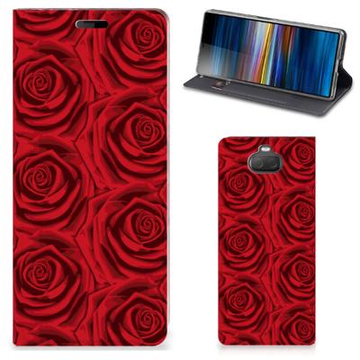 Sony Xperia 10 Smart Cover Red Roses Sony Xperia 10 Smart Cover Red Roses