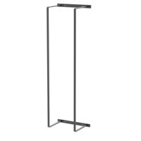 Handdoekhouder Aloni | Wandmontage | 97 cm | RVS | Rechthoekig | Gunmetal