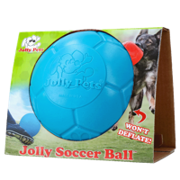 Jolly Soccer Ball 20cm Oceaan Blauw - thumbnail