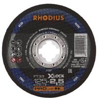 Rhodius FT33 X-LOCK 211287 Doorslijpschijfset 25 stuk(s) Staal