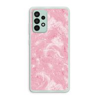 Abstract Painting Pink: Samsung Galaxy A52s 5G Transparant Hoesje