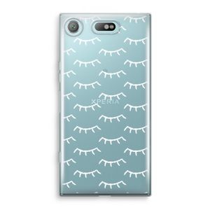 Wimpers: Sony Xperia XZ1 Compact Transparant Hoesje