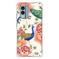 Case Anti-shock voor Nokia X30 Pink Peacock Case Anti-shock voor Nokia X30 Pink Peacock