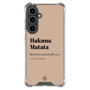 Samsung Galaxy S24 FE shockproof hoesje - Hakuna matata