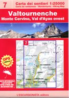 Wandelkaart 07 Valtournenche, Monte Cervino | L'Escursionista editore - thumbnail