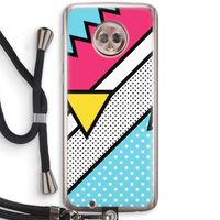 Pop Art #3: Motorola Moto G6 Transparant Hoesje met koord
