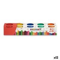 Plasticine Spel Pincello Geel Blauw Rood Groen Oranje (12 Stuks)