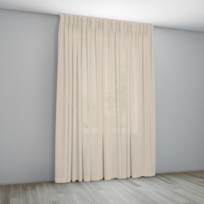 Overgordijn Athene Creme Coupage