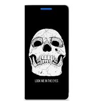 Mobiel BookCase OPPO Reno 6 Pro Plus 5G Skull Eyes - thumbnail