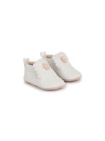 Chloé Kids chaussures de pré-marche à applique pomme - Blanc