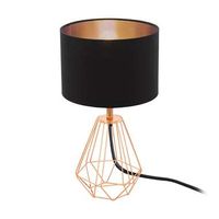EGLO tafellamp Carlton 2 - zwart/koper - Leen Bakker - thumbnail