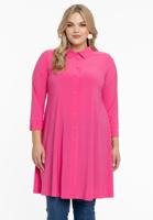 Yoek Blouse-jurk | Roze | Maat 38/40