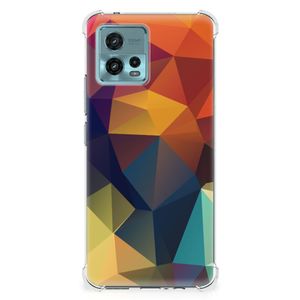 Motorola Moto G72 Shockproof Case Polygon Color