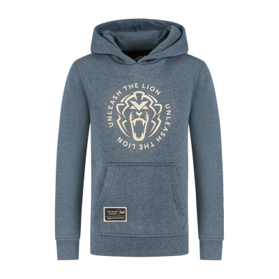 Kids - Hoodie - Heather Blue - Unleash The Lion - 164-170 - Max Verstappen