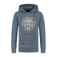 Kids - Hoodie - Heather Blue - Unleash The Lion - 164-170 - Max Verstappen
