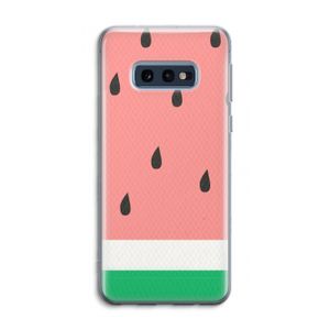 Watermeloen: Samsung Galaxy S10e Transparant Hoesje