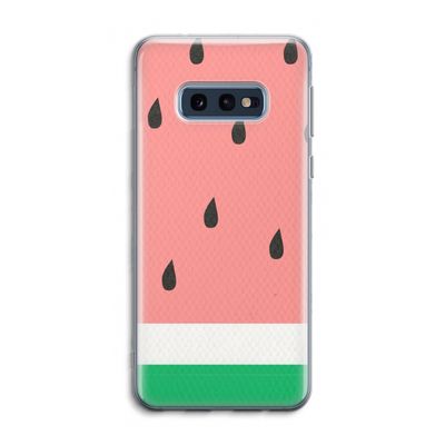 Watermeloen: Samsung Galaxy S10e Transparant Hoesje