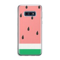 Watermeloen: Samsung Galaxy S10e Transparant Hoesje