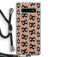 Kat: Samsung Galaxy S10 Plus Transparant Hoesje met koord