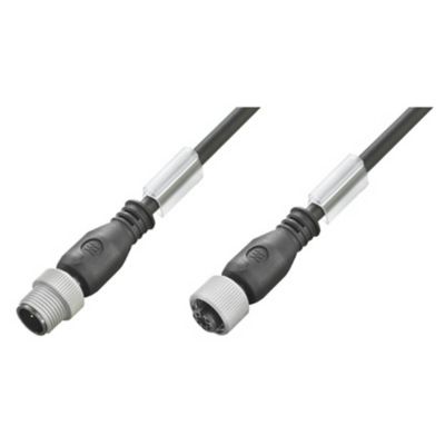 Weidmüller 1150610300 Sensor/actuator connector, geassembleerd M12 Aantal polen (sensoren): 3 Stekker, recht, Bus, recht 3.00 m 1 stuk(s)